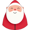 Childish Santa Claus Smile Fun