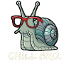 Chill Bro Funny Snail