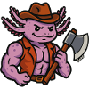 Goblinoid Aoxolotl Lumberjack Warrior