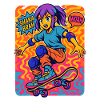 Shaka Brah Skater Pop Art