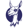 Purple Circle Llama Icon