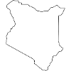 Kenya map outline