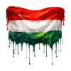 Drapeau hongrois couleur
