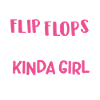 Flip-Flops-Camping-Mädchen