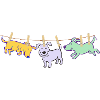 Dog T-Shirt Funny Clothesline Gift Idea