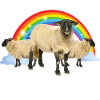 Ich schaf(f) Das Regenbogen-Goat