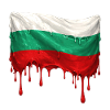 Bulgarische Flagge bunte Farbe