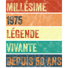 Millésime 1975 Légende