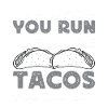 Maratoneta, più corri per mangiare i tacos.