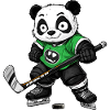 Eishockeyspieler Panda