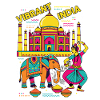 Vibrant India Taj Mahal