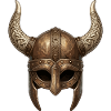 Nordic Horned Battle Helmet