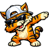 Dabbing Wildcat