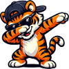Dabbing Tiger