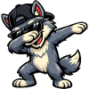 Dabbing Wolf