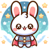 Heroes Bunny Superhero Rabbit