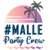 MALLE Party Crew Sunset Palm Trees