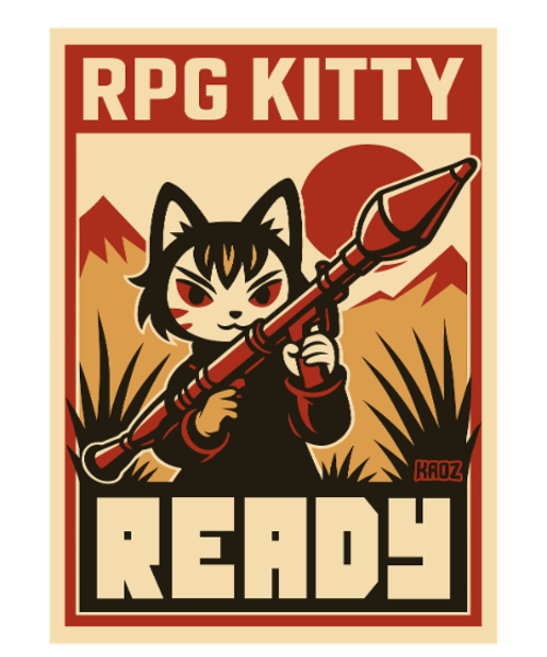 Affiche RPG Kitty Ready