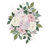 Pastel Roses Bouquets