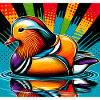 Mandarin duck