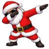 Dabbing Santa Claus