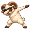 Dabbing Widder