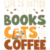Reading Books Cats