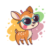 Fawn Pastel Glasses