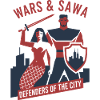 Kriege und Sawa-Verteidiger der Stadt