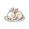 Hasi müde Hasi schlafen 