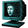 Retro Computer Terror Retroglitch AI