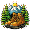 Hiking, mountain, nature trekking