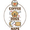 Coffee Dogs Naps Duo