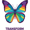 Rainbow Geometric Butterfly
