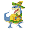 Dinosaur Cinco Fiesta Shirt