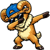 Dabbing Ram