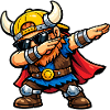 Dabbing Viking