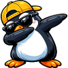 Dabbing Penguin