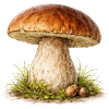 Illustration de champignon forestier