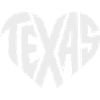 Texas Heart Typography