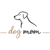 Dog Mom Silhouette Graphic