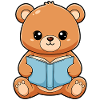 Bear Reding Boot cute Kawaii Readers