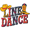 Line Dance Western Illustration