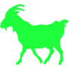 GOAT Goat neon green