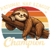 Cadeau paresseux du champion de sieste