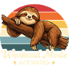 Weekend Mode Activated Sloth Shirt Funny