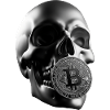 Bitcoin Skull Skull Crypto Design