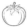 Tomato outline