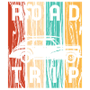 Road Trip Oldtimer-Retro-Streifen