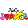 Hello Summer Obstbuchstaben